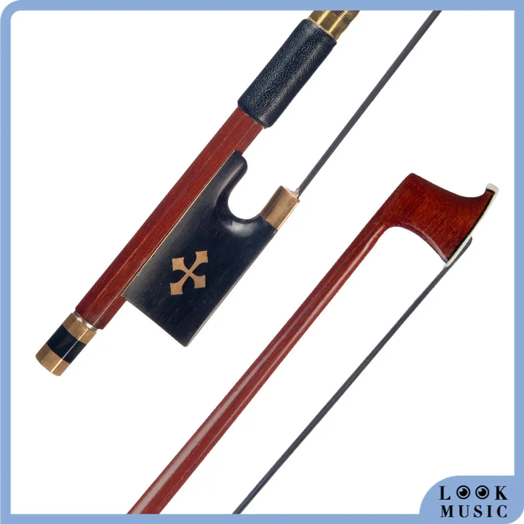 

LOOK IPE Wood Violin Bow 4/4 SizeViolin Bow IPE Round Stick Violin / Fiddle Bow Durable And Well Balance Bow Advanced Level