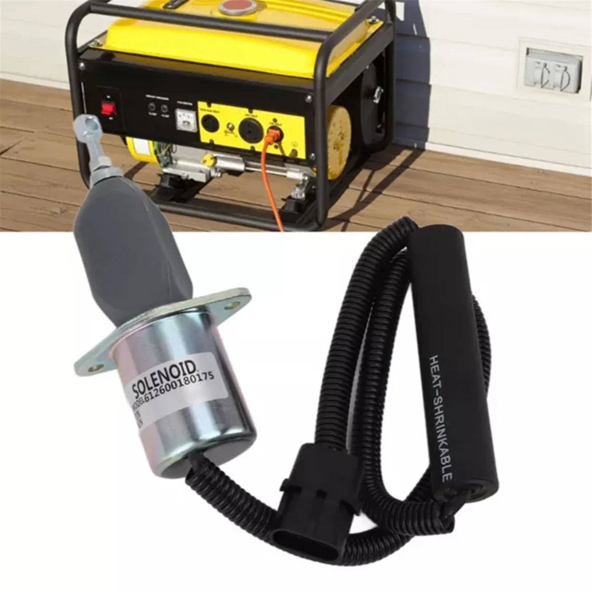 

#32N Automotive Parts & Accessories,24V Shutdown Solenoid Valve for Weichai Engine Engine Parts,Metal