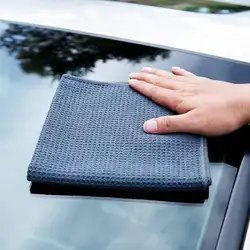 1 Piece Waffle Auto Wash Towel 40X40cm Detailing Cleaning Cloth Car Rag Fast Dry Car Home Care Maintenance Accessories