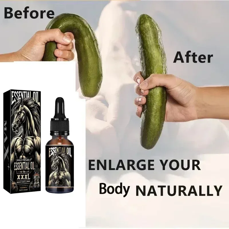Massageöl für Männer, XXL, 10 ml, großes Wachstum, Verdickung, zunehmendes ätherisches Öl, private Massagecreme für die persönliche Pflege, Männerpflege