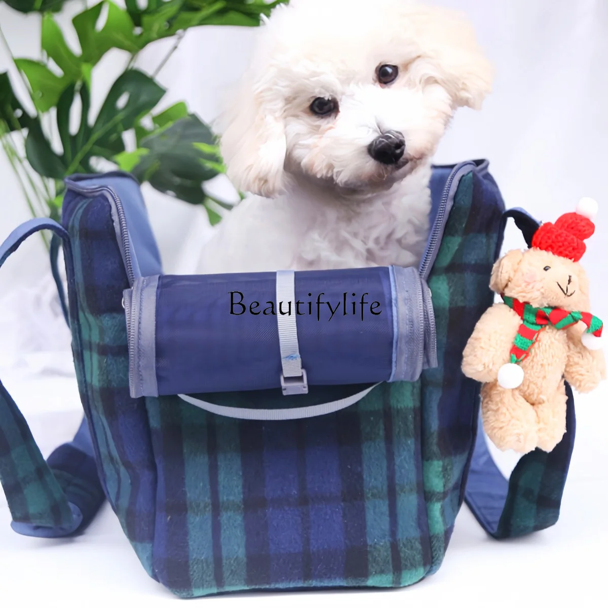 Pet Shoulder Bag Travel Bag Autumn and Winter Pet Warm Anti-Stress Cat Bag Dog Portable