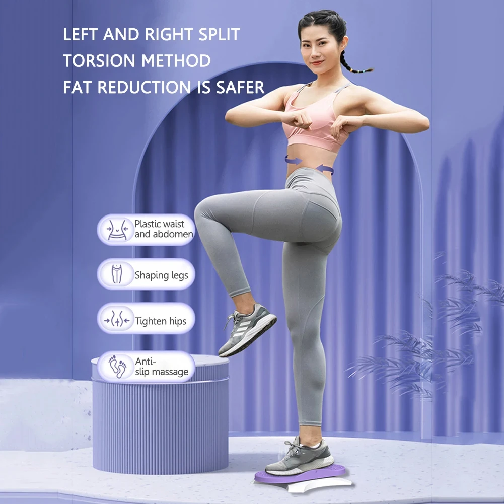 Home Gym Waist Twisting Twisters Exercise Board Balance Board Workout Equipment for Fitness Training