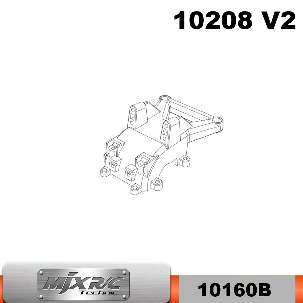 MJX Hyper Go 10208 V2 Front Upper Gearbox Covers - Part Number 10160B