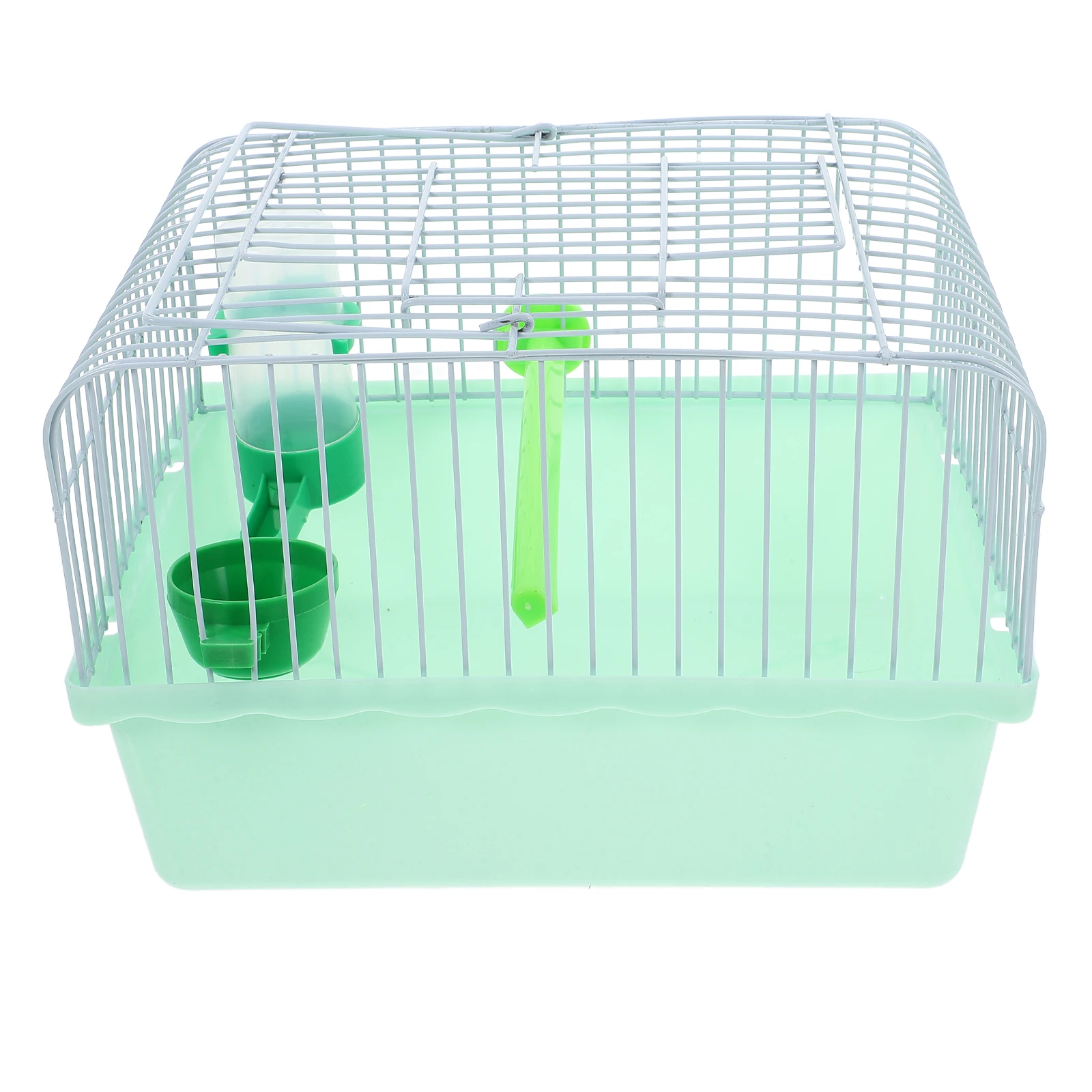 

Portable Bird Cage for Parakeets Lovebirds Small Animal Carrier Perch Food Box Waterer ABS Iron Material Travel Hamster Budgie