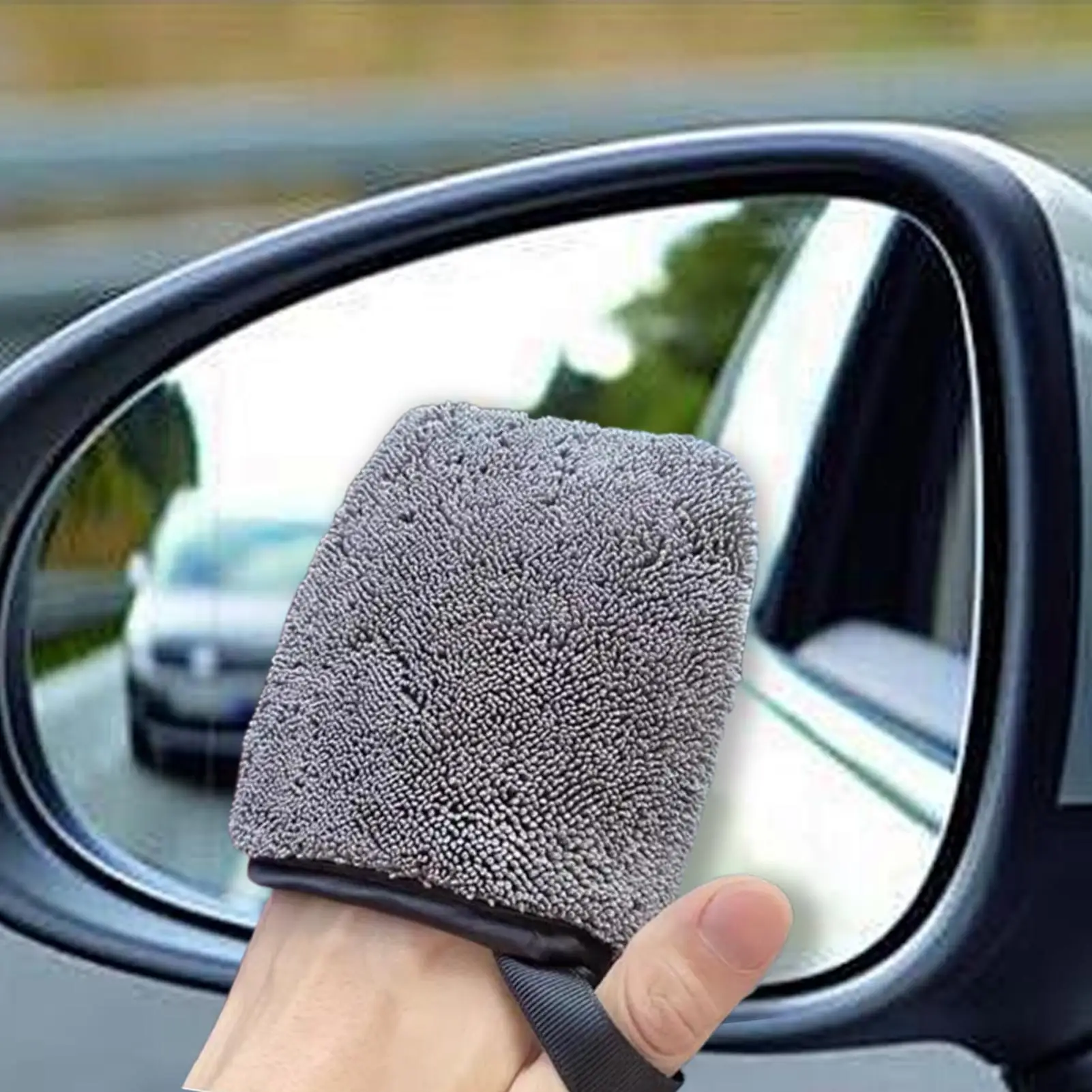 Car Paint Wash Gloves Double-Sided Cleaning Tool Decontamination Tool Auto User-Friendly Design for Instrument Panel Door