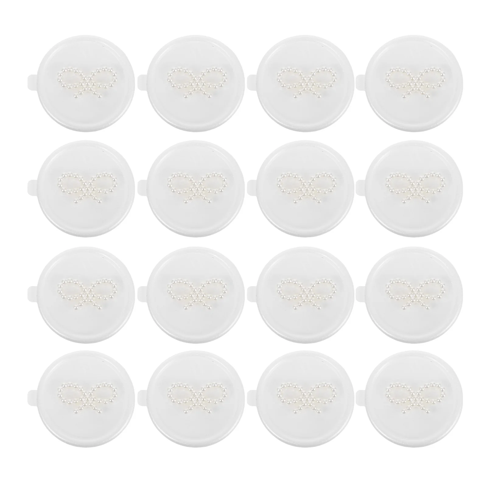 

20Pcs Self Adhesive Bow Wax Seal Stickers Faux Pearl Wedding Invitation Envelope Card Scrapbooking Decoration Peel on Wax Seals