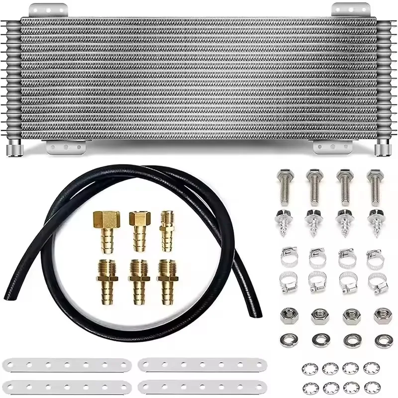 BATTLEBEE Gear Box Transmission Oil Cooler Aluminum Alloy 329 Gear Box Car Engine Oil Cooler Radiator