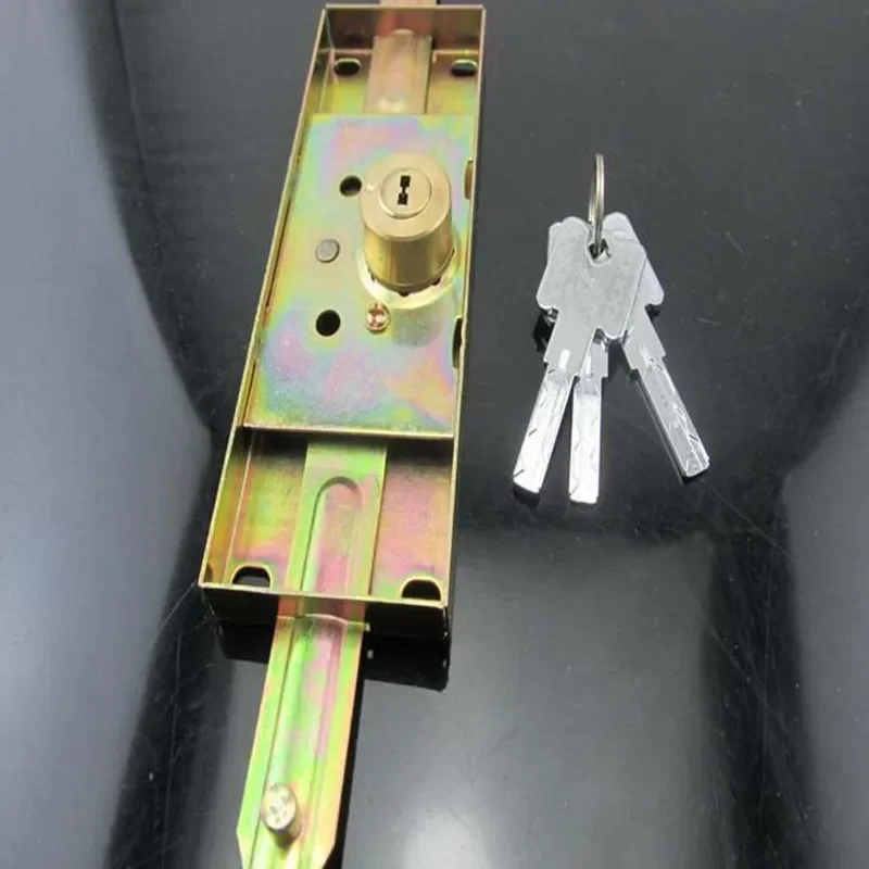 Segurança do obturador do rolo com chave cruz anti-roubo porta do obturador do rolo fechadura da porta instalação médio ou inferior acessórios da persiana
