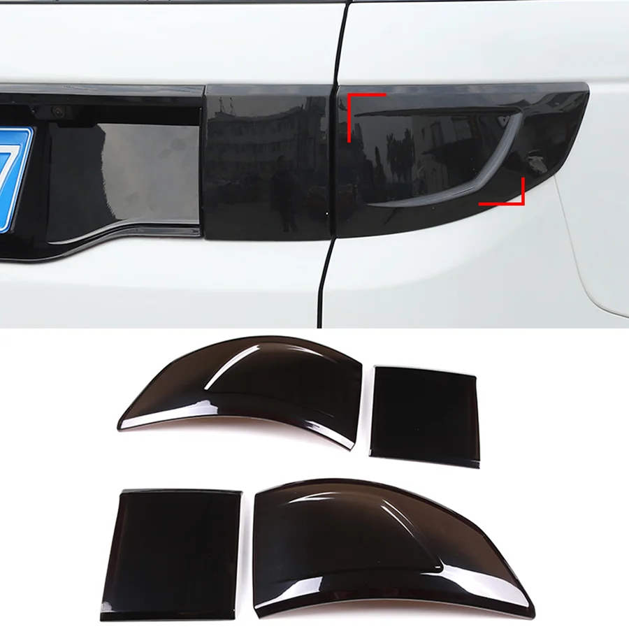 

4Pcs Styling Car Rear Light Hoods Decoration Tail Lamp Guards Cover Trim Shell For Land Rover Discovery Sport 2020 2021 2022