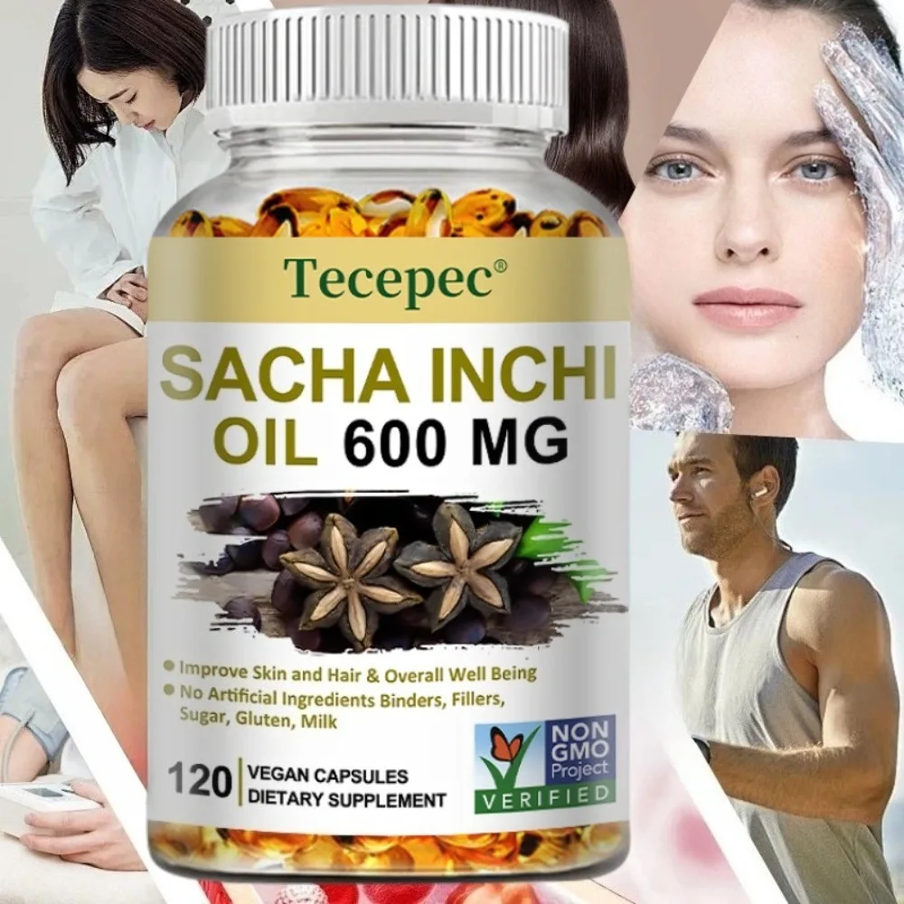 Sacha Inchi Oil - Heart, Brain, Eyes, Skin, Hair, Nails, Immune Health, Improved Memory, Concentration and Cognitive Function