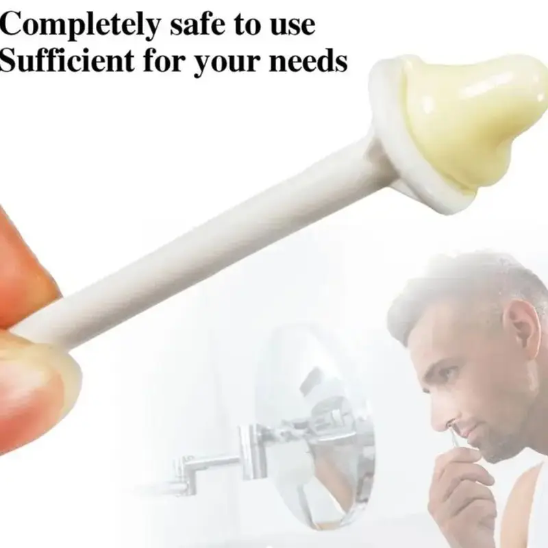 100PCS จมูก WAX Sticks สําหรับกําจัดขนจมูก 50g/200g/500g ถั่วขี้ผึ้งทําความสะอาดชุดเครื่องมือไม่เจ็บปวดแว็กซ์กําจัดขน Unisex