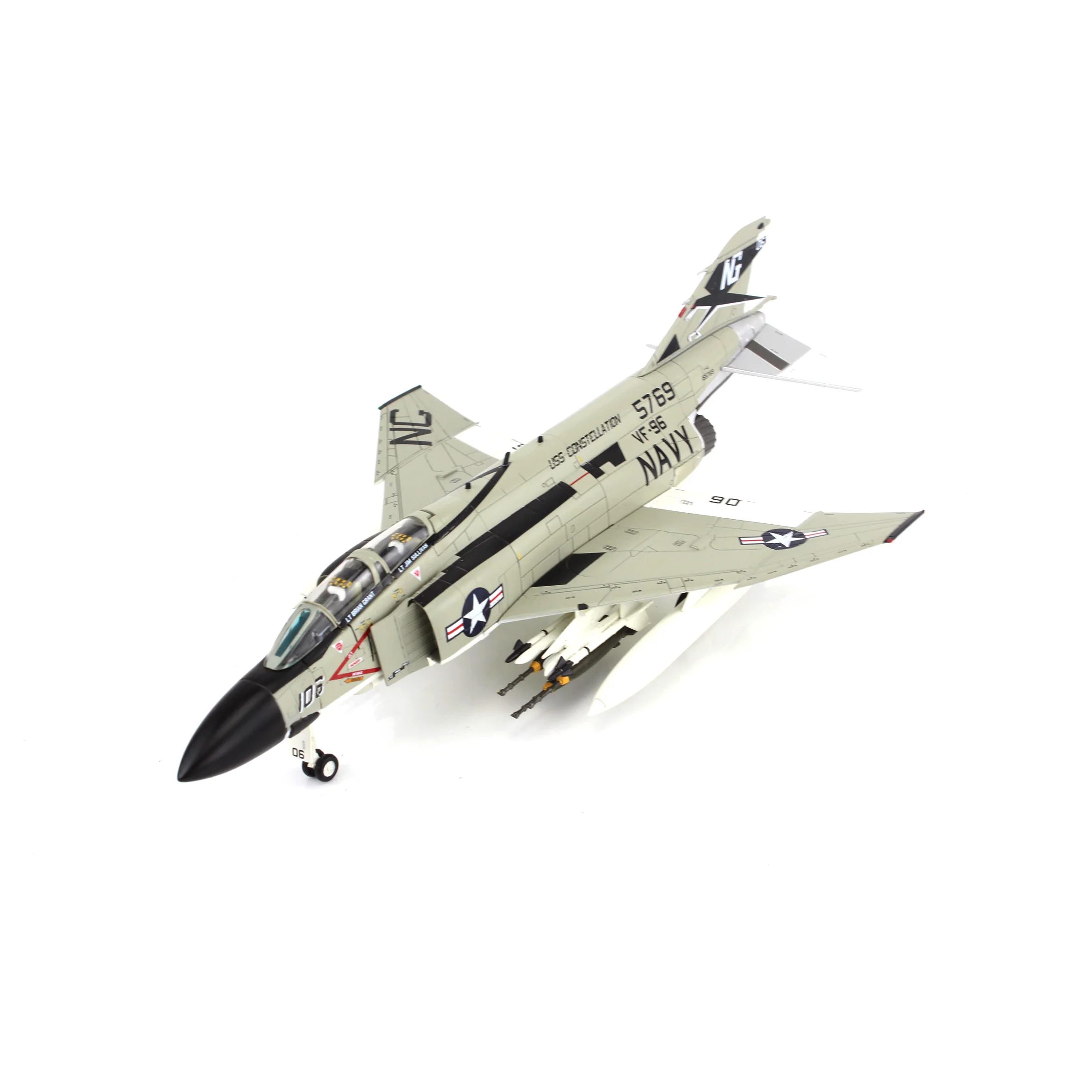 

HA19071 1/72 Модель истребителя США F-4J Showtime 106, коллекционная модель из сплава