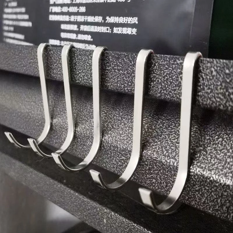 Hook Kitchen Storage Shelf Hook Hole Board Groove Board Bathroom Hanging Hook No Punching Hanging Hook J-Hook Snap-on Clip Hooks