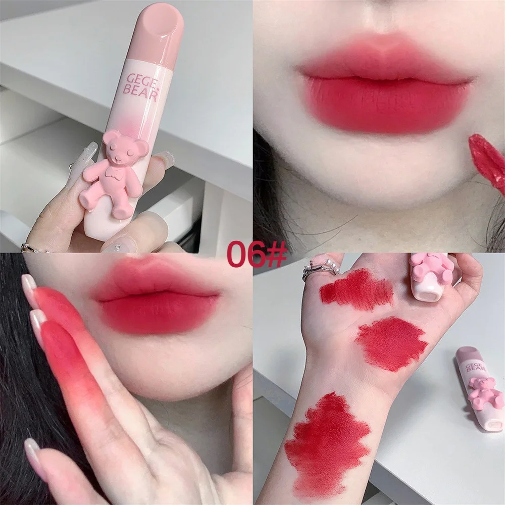 Velvet Matte Lipstick Waterproof Long Lasting Matte Velvet Lip Glaze Lipgloss Non-Stick Cup Makeup Lip Tint Pen Cosmetic Makeup