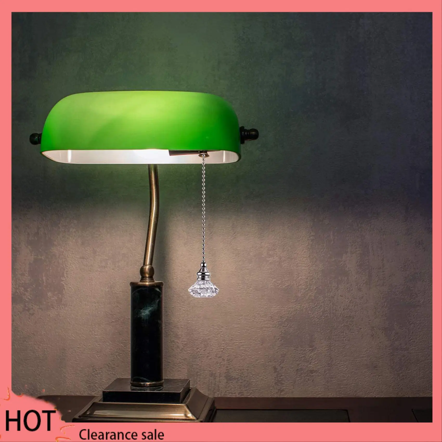 

A88Z 4 Pcs Crystal Pull Chains Ceiling Fan Chain Extension Fan Pull Chain Pendant 50Cm Ceiling Fan Chain Extender Ornament