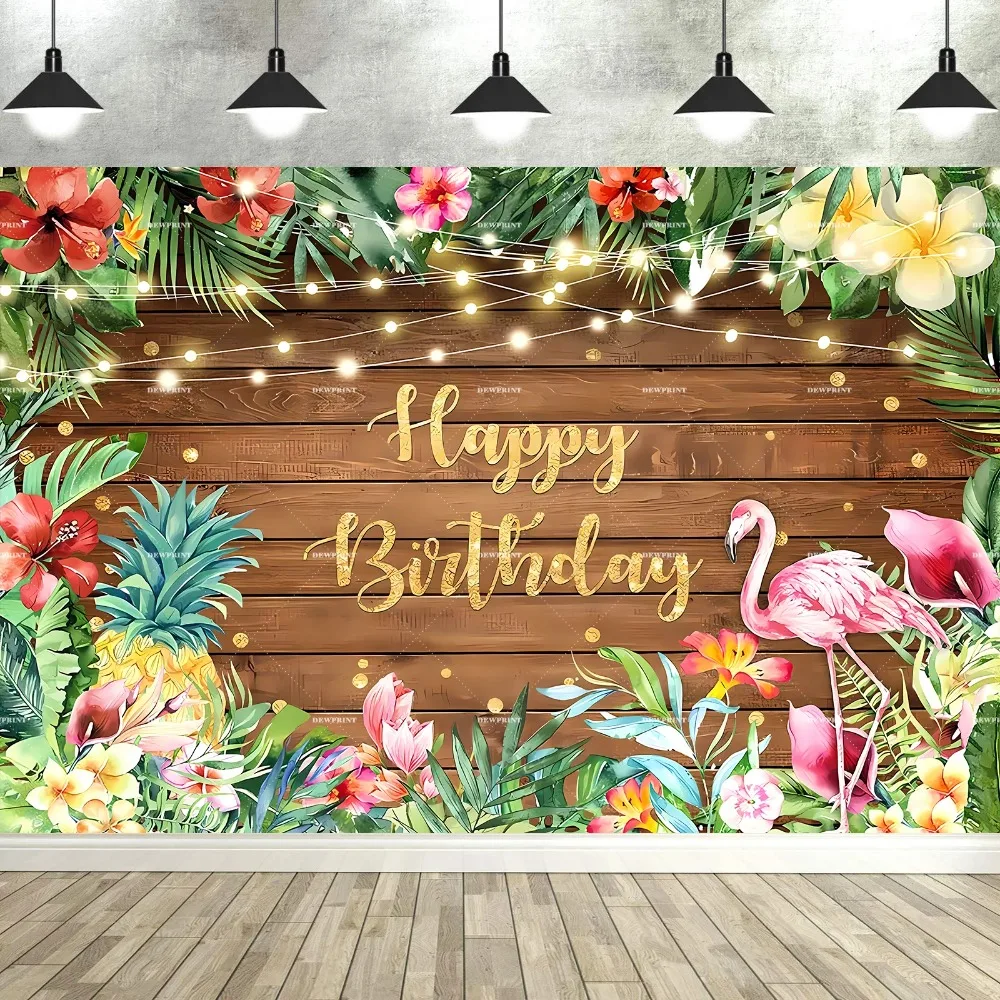 Hallo Sommer, Strandtanz Flamingo Banner Hintergrund, Sommer Strandfotos, Schuljährige Party Fotostudio Hintergrund Requisiten
