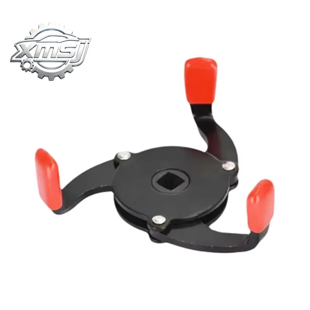 One-Way Three-Jaw Motorcycle Oil Filter Wrench Tool, Universal Adjustable Design