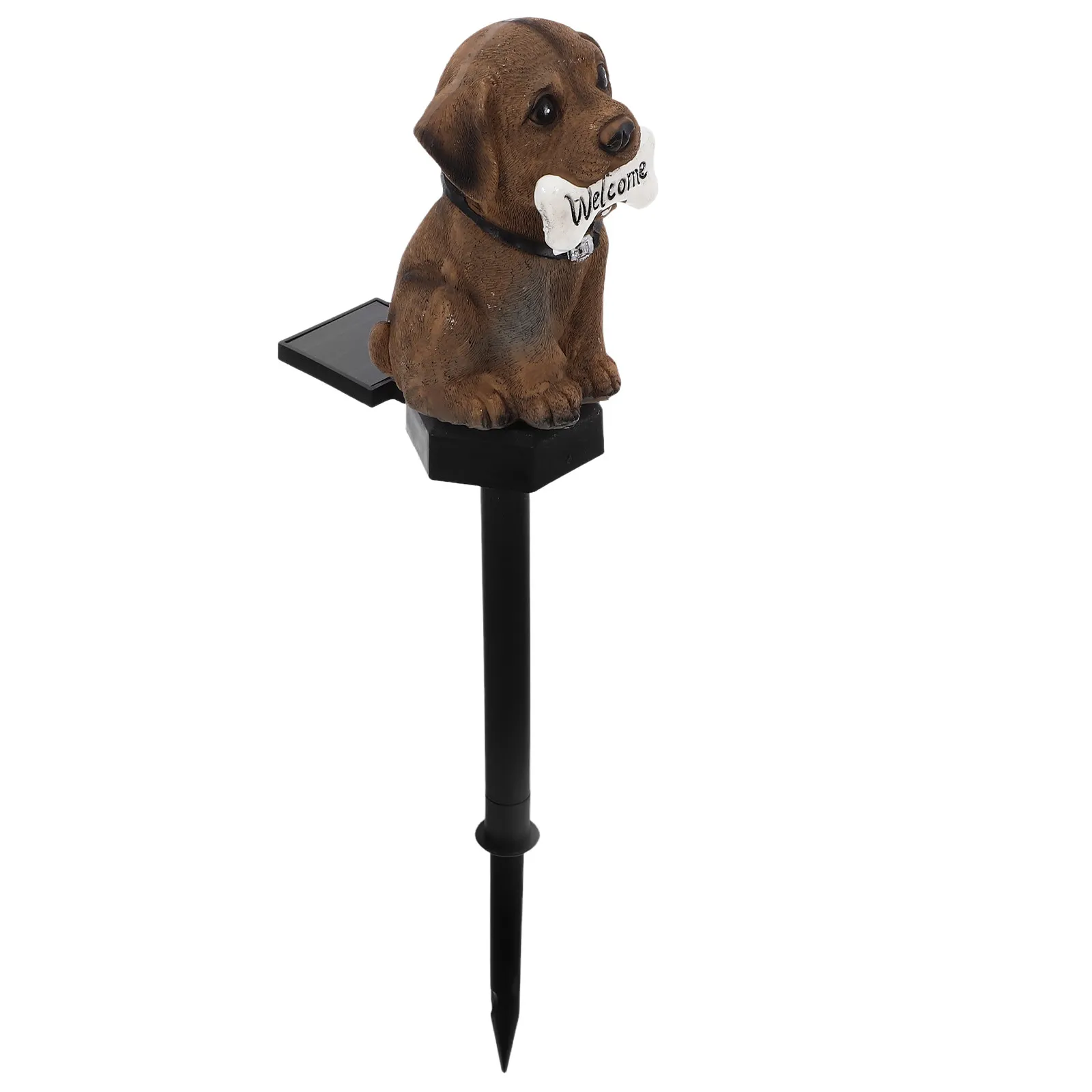 

Dog Solar Light Lights Animal Shape Outdoor Dog-shape Garden Stake Powered Lamp