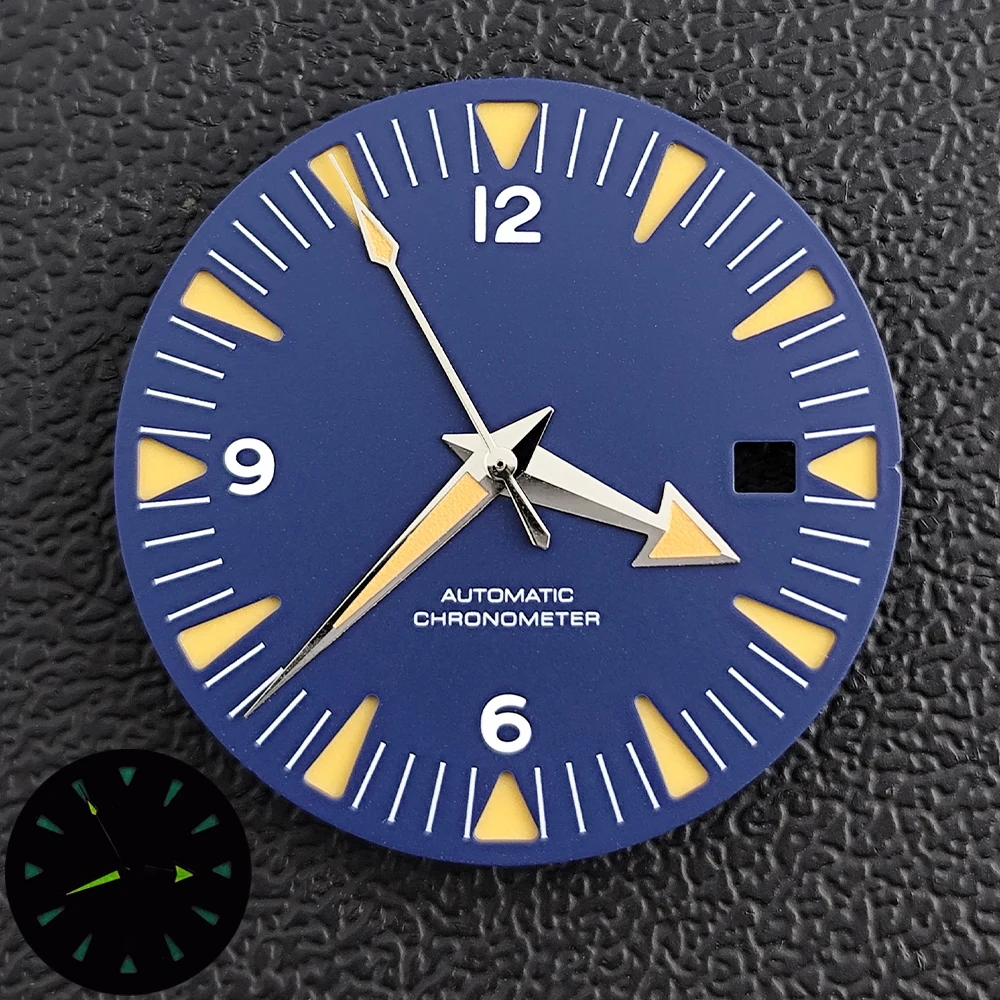 8215 Gehäuse 41,7mm Edelstahlgehäuse Passend für 8215 Uhrwerk Uhrenzubehör Saphirglas Uhr für Herren 20mm Uhrenarmband – Detail 7
