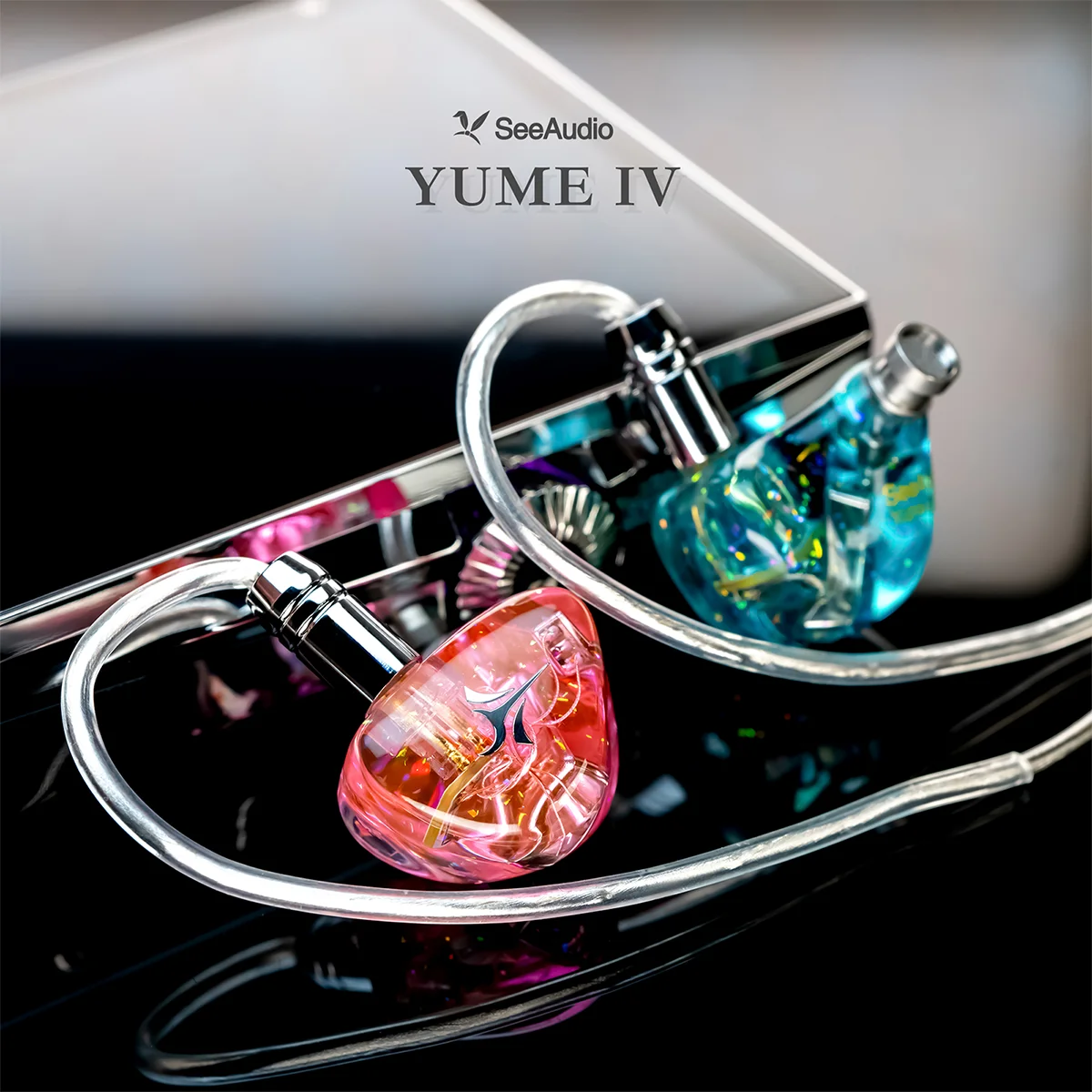 SeeAudio YUME IV Earbud 2BA Driver In Ear Monitor Wired IEM with Replaceable 0.78mm 2Pin 6N OFC Silver Plating Cable