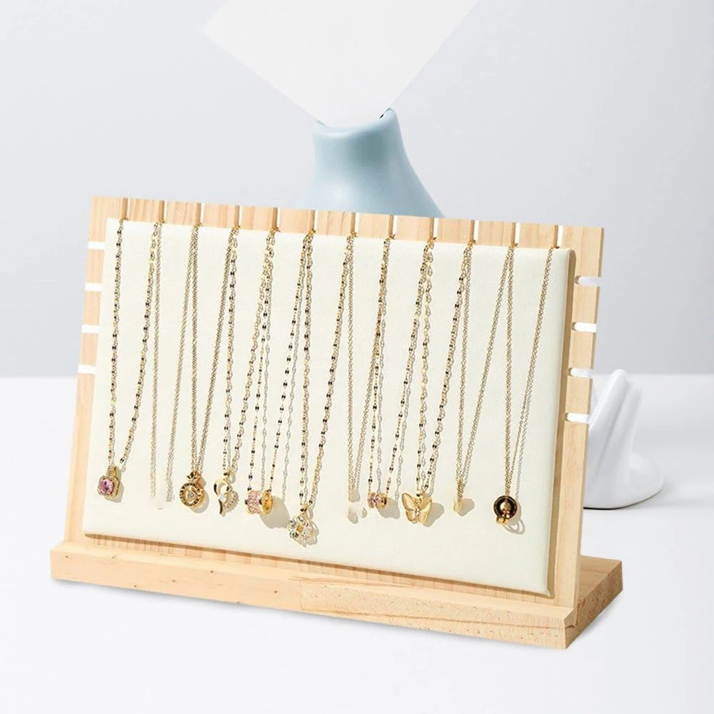 Necklace Display Stand Organizer Jewelry Bracelet Chain Necklace Holder Accessories Exhibit Necklaces Multifunctional