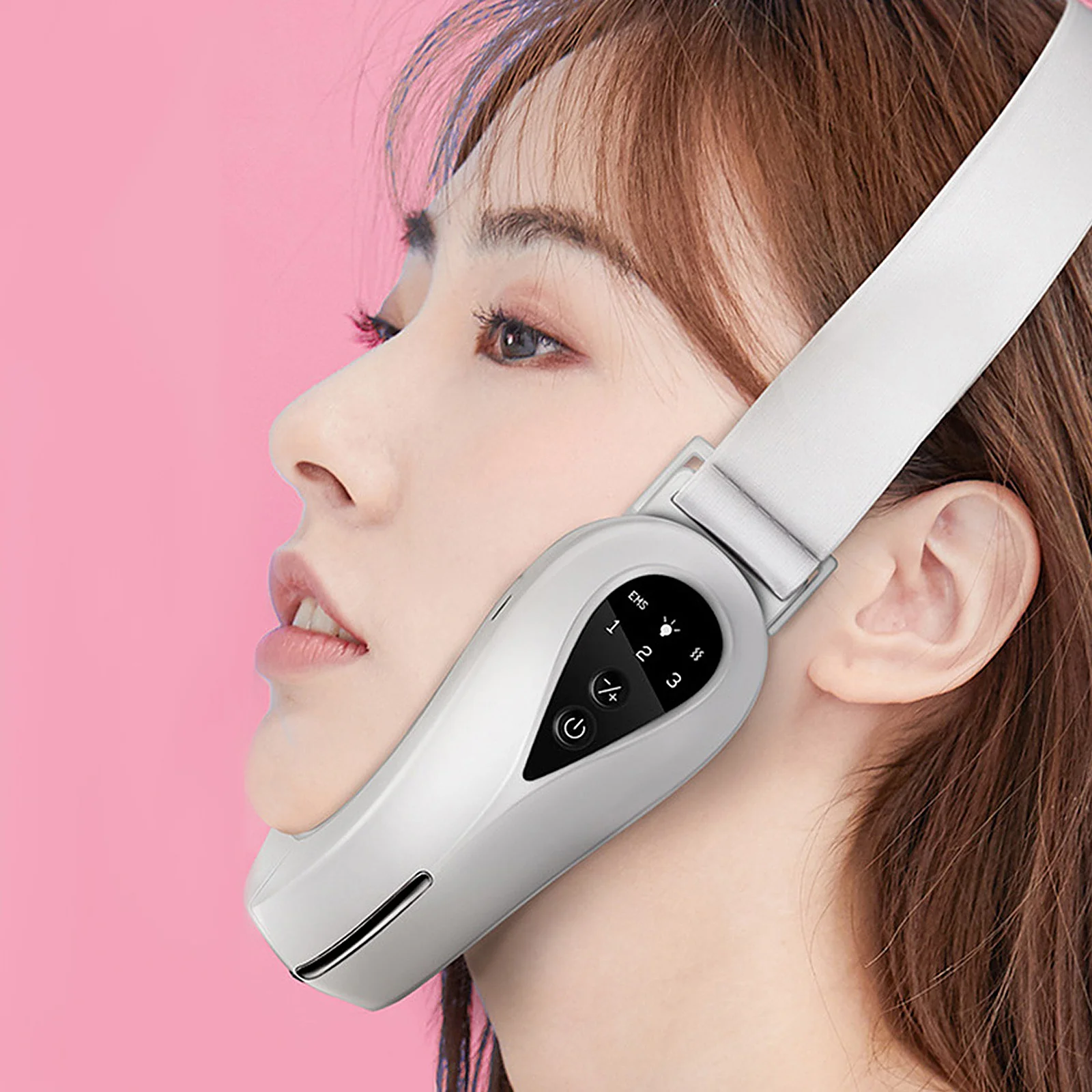 1 pçs dispositivo de levantamento de rosto material abs de alta qualidade rosto emagrecimento massageador endurecimento aperto cuidados faciais