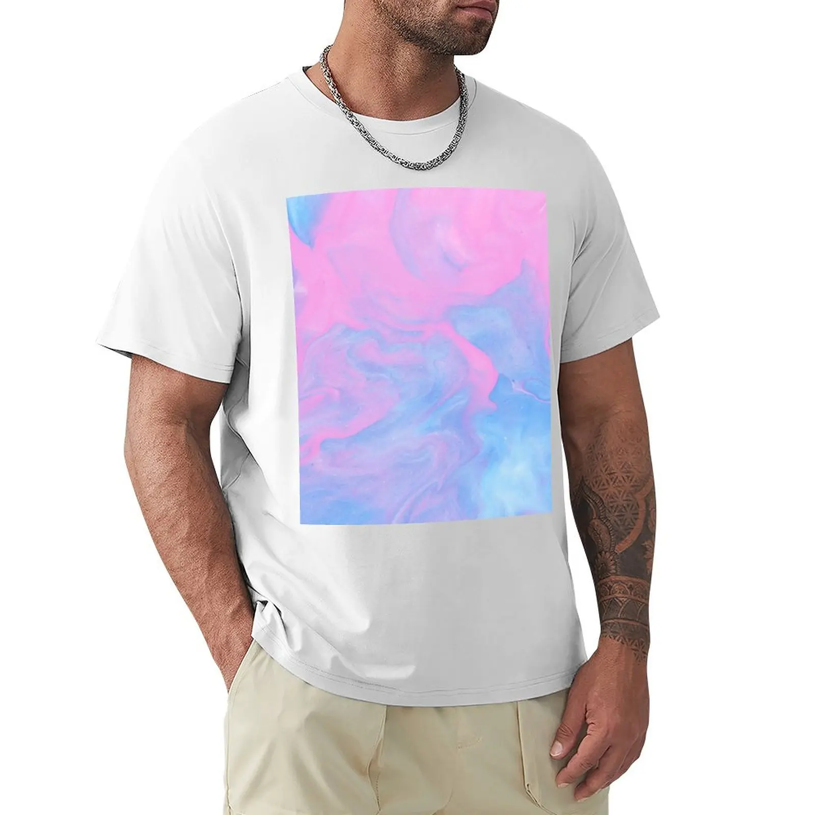 Abstract unicorn love and pinky bites T-Shirt korean fashion blacks cute clothes Short sleeve tee men