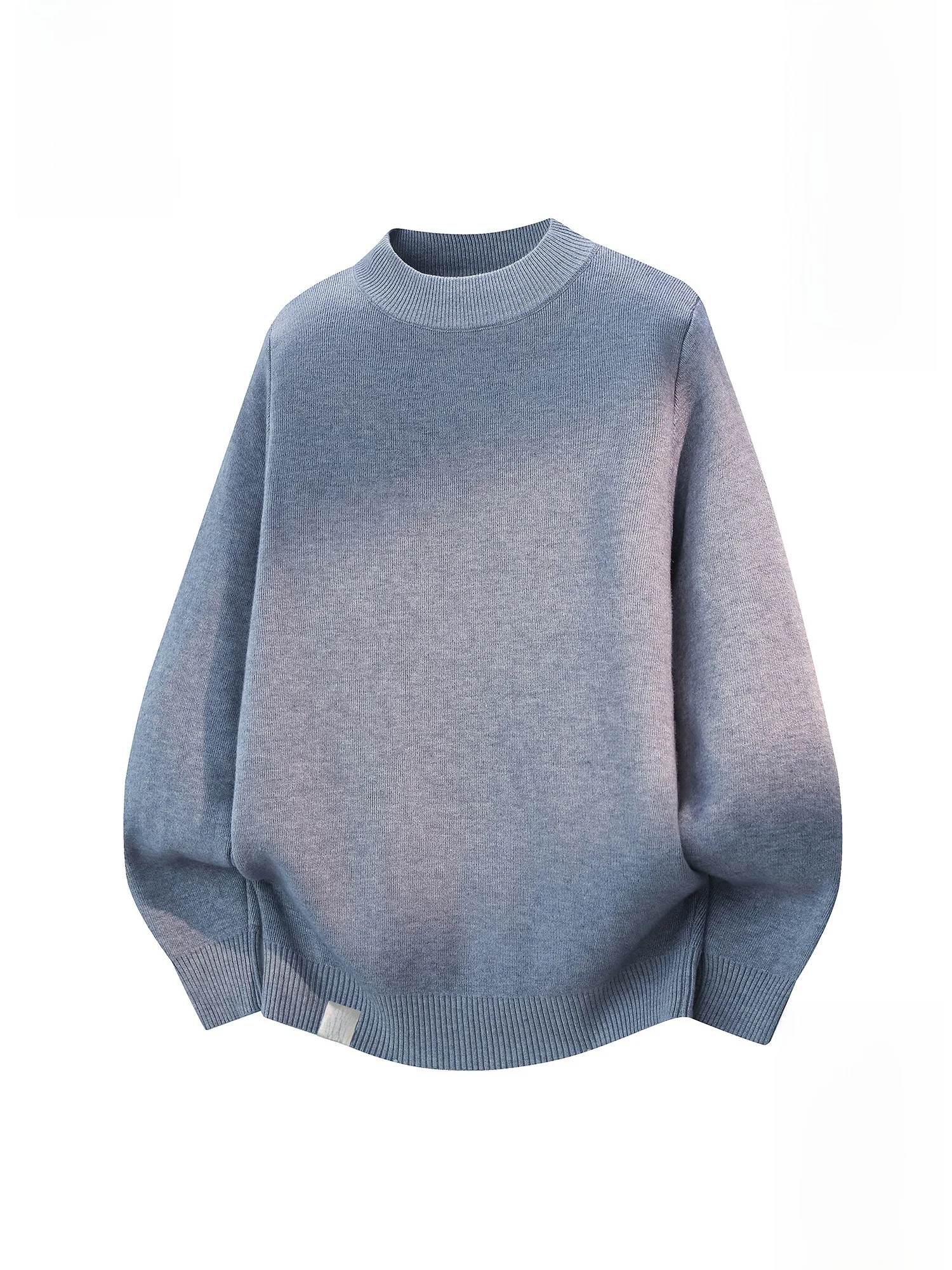 

PaulFrank M Knitted Sweater round Ne Thiened Winter Casual Sle Pure Color One-Piece Fce Soft Warm Loose Fit Top