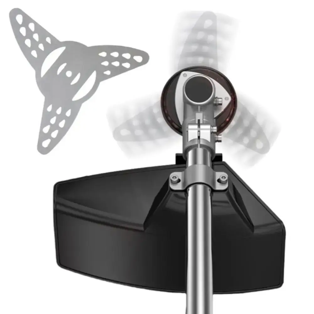 3 Teeth Grass Trimmer Cutter Heads Stainless Steel Mental Cutter Brush Cutter Multifunctional Weeding Tool Weed Eater