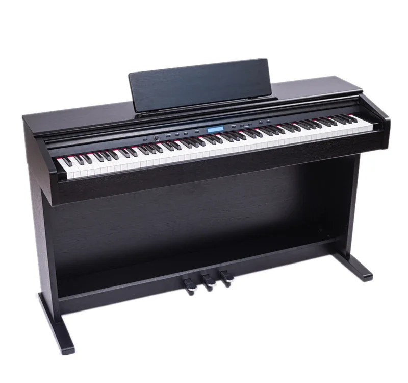 

Upright digital piano 97 multi function 88 keys fully hammer action keyboard MIDI USB popular electronic piano