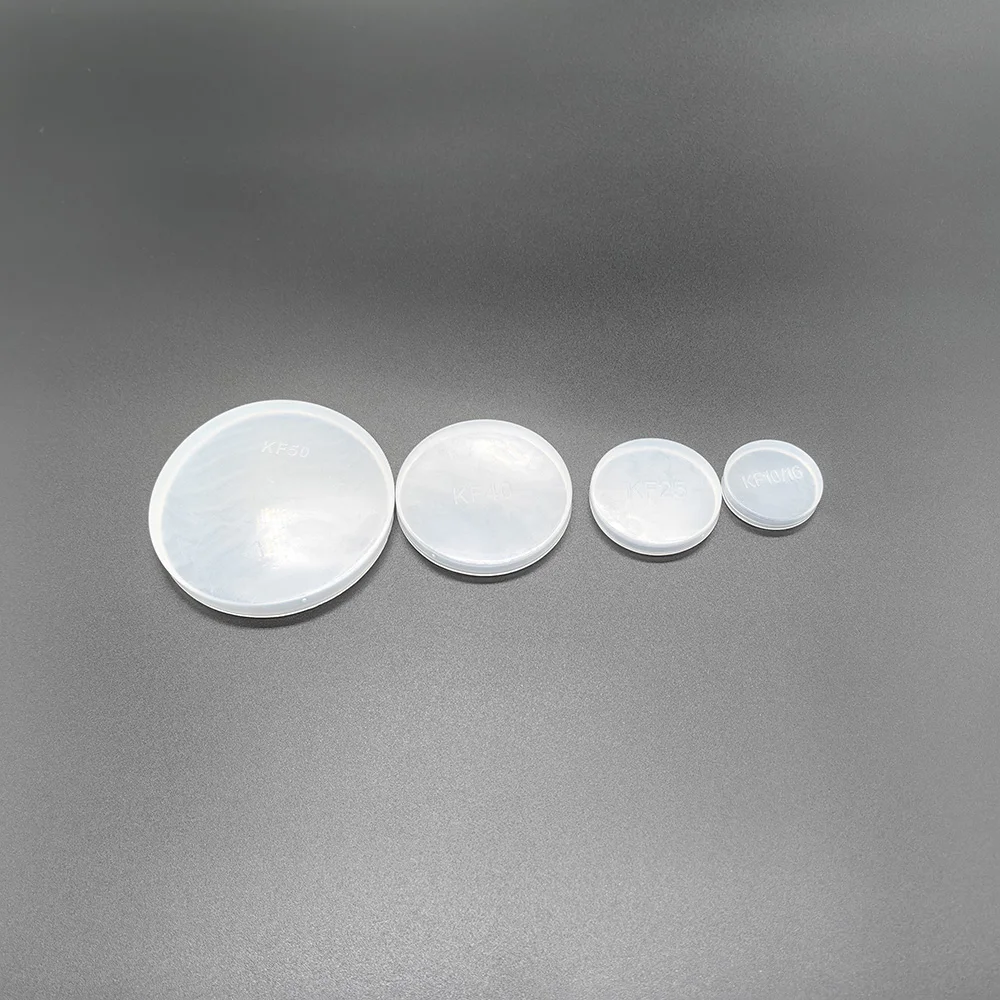 PE Plastic Vacuum Flange Dust Cover Protective Cap KF ISO CF Series Vacuum Fitting End Cap for Vacuum Pipeline