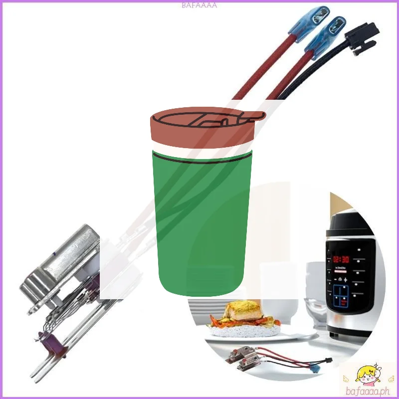 1Pc Pressure Sensors Replacement For Electric Pressure Cooker Repair Metal Housing Unit With Wire Detail And Size Reference