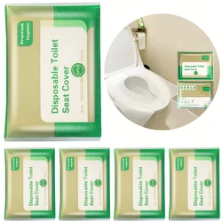 50/20pcs flushable toilet mat, disposable toilet seat, public restroom, airplane and camping, adult toilet essentials