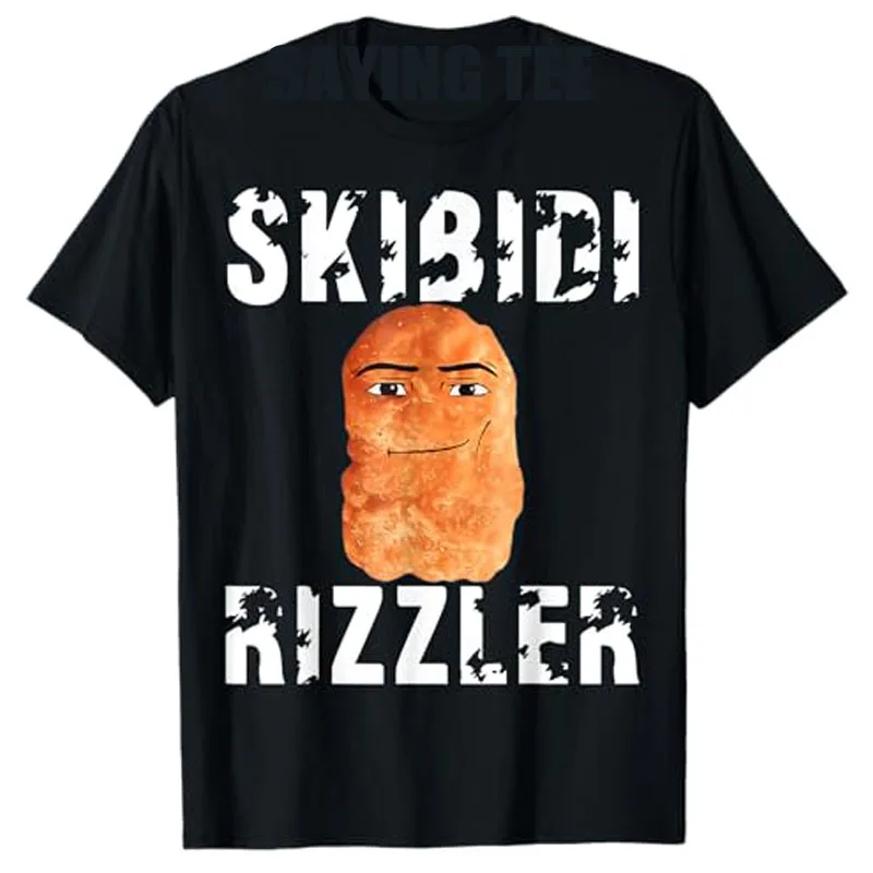 Skibidi Toilet Rizzler Meme Funny Memes Brainrot Memes Rizz T-Shirt Humorous Potato Graphic Tops Short Sleeve Blouses Saying Tee