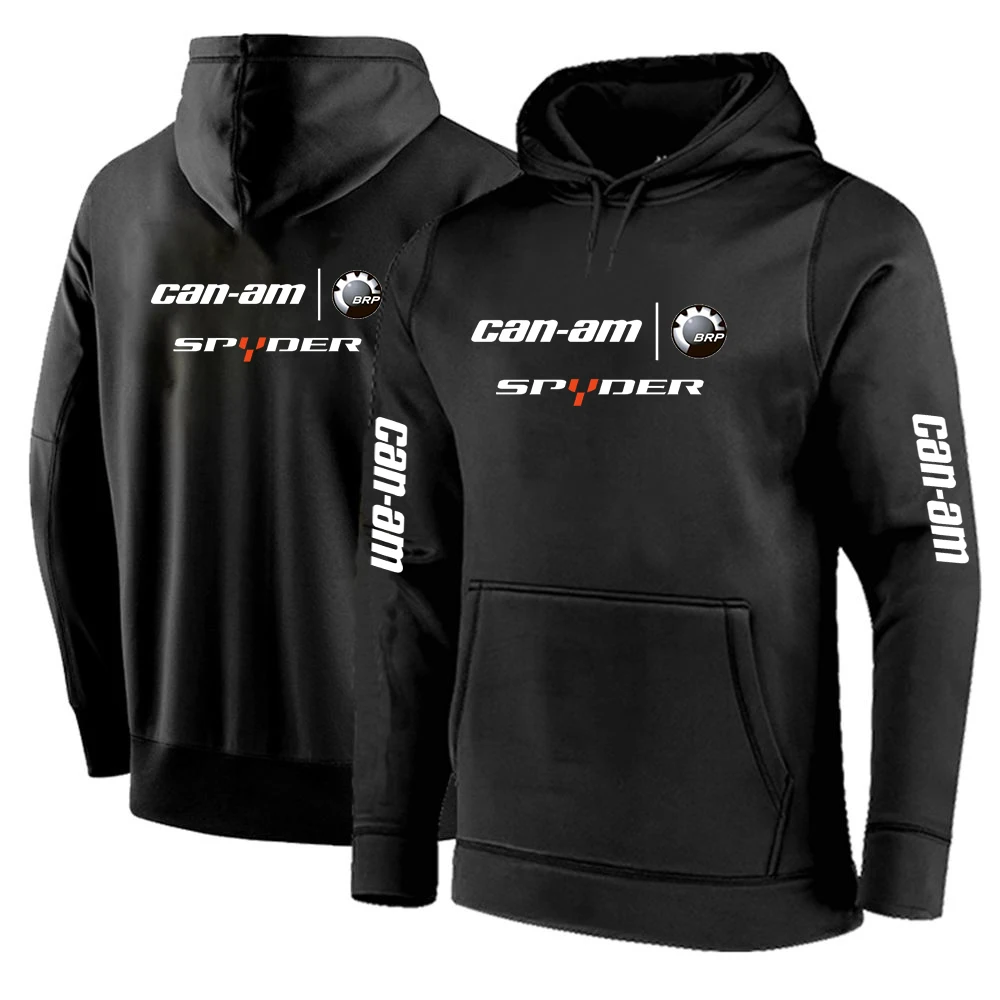 2022 Can Am Spyder Motorcycles Men's New Long Sleeves Printing Hoodies Jacket Casual Comfortable Fleece Zipper Sweatshirts Coats