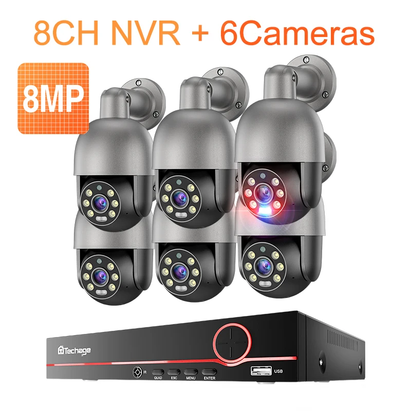 Variant: 8CH  6 Camera 8MP