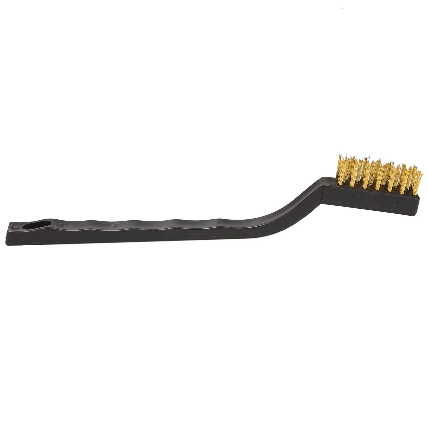 AEE4-14 Pack Wire Brush Set For Cleaning Welding Slag And Rust Stainless Steel And Brass Curved Handle Masonry Brush Wire Bristl