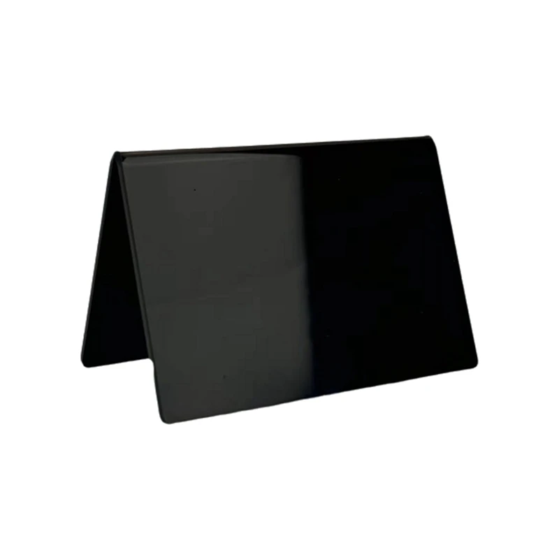 Acrylic Mini Chalkboard Food Signs,Small Food Labels For Partys Buffets,Smooth Black Wedding Place Cards,12Pcs