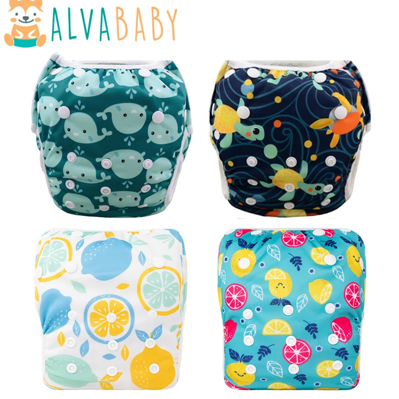 U PICK 1 шт. ALVABABY многоразовые подгузники для плавания многоразовые детские подгузники для плавания подгузники для плавания