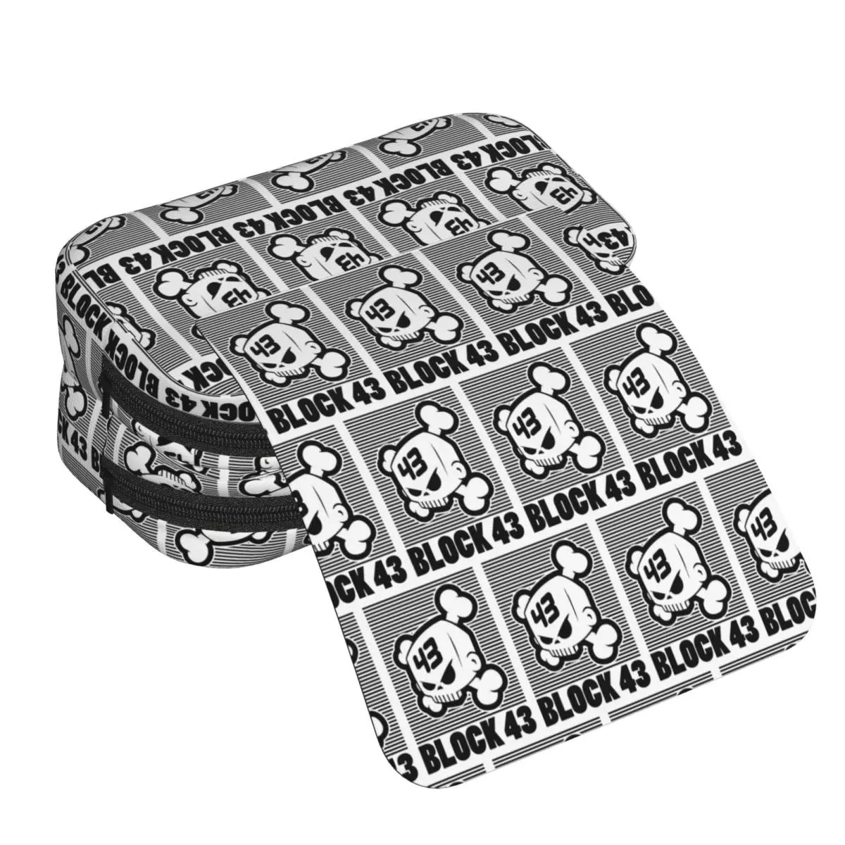 Ken Block Skull 43 Pencil Case for Students Gifts Pen Box Pencil Bag Stationery Supplies Pen Holder Bag