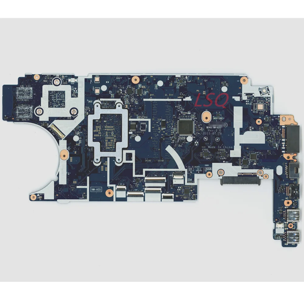 For Lenovo Thinkpad E460 Laptop Motherboard integrated graphics card Main Board i5-6200U BE460 NM-A551 FRU 00UP248 00UP247