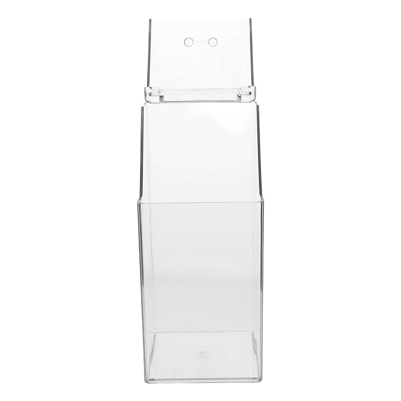 

Коробка для хранения масок, прозрачный пластиковый контейнер с крышкой для дома и офиса, настольный органайзер для масок, перчаток и мелких предметов