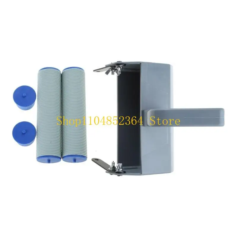 

652F Patterned Paint Roller Decorative Roller with Single Color Decoration Painting Machine Plastic Handle New House Decor