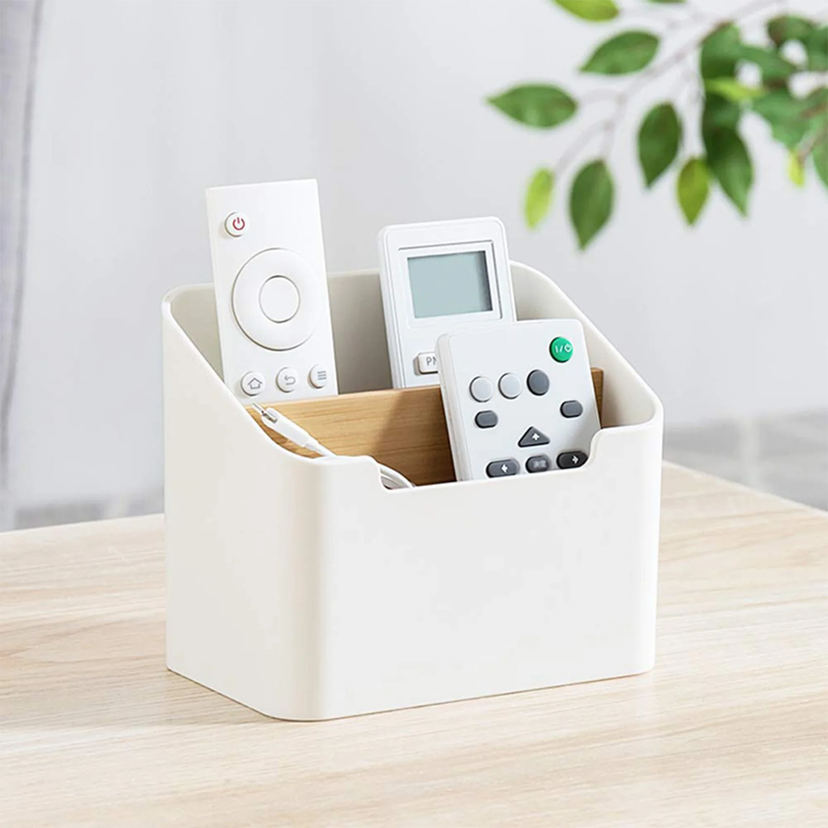 Superior-3X Remote Control Holder Desk Storage Organizer Box Container For Desk, Office Supplies, Home
