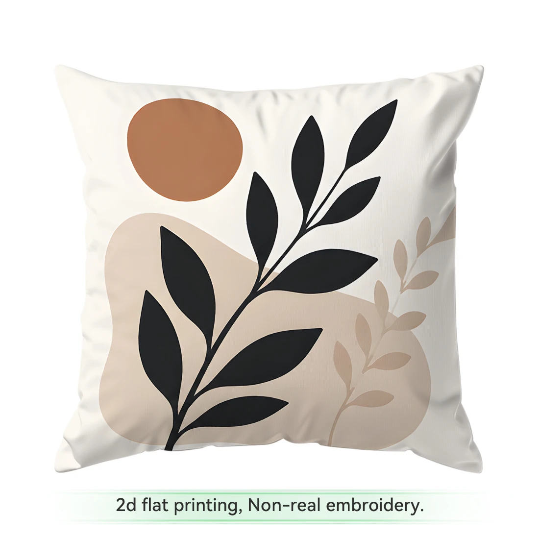 1pcs Simple Branches Leaves Geometric Cushions Pillowcase Polyester Cushion Cover Throw Pillow Pillowcover Home Car Sofa Decor