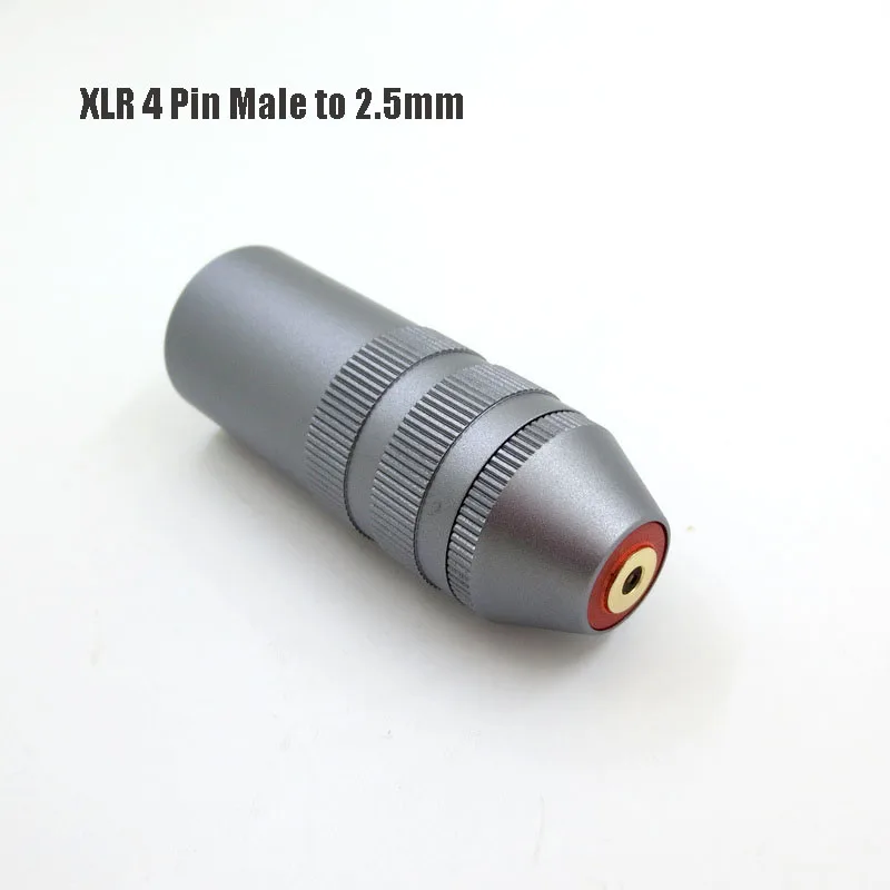 4 Cores XLR 4 Pin Male Plug Converter Balanced to 4.4mm 3.5mm 2.5mm Balanced Female Headphone Adapter XLR to 4.4/3.5/2.5mm