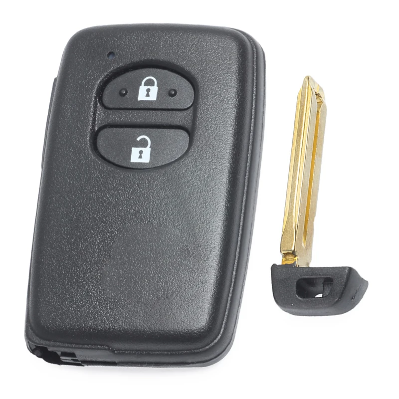 DIYKEY Smart Card Remote Key Fob 314MHz 2 Button for Toyota IQ Vitz Ractis Aqua Corolla Board ID: A433 / F433 / 0011