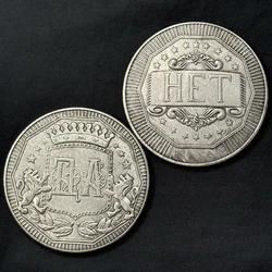 Russian YES or NO Decision Coins, Lucky Wishing Coins, Lion Crown Home Decoration Coins, Coffee Shop/Bar/School Party Supplies