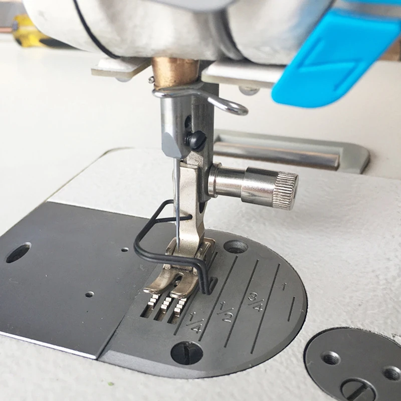 Pied-de-biche à changement rapide, dispositif à vis, point de verrouillage industriel, pièces de Machine à coudre, pince instantanée, support de pieds facile à ressort, 1/5 pièces