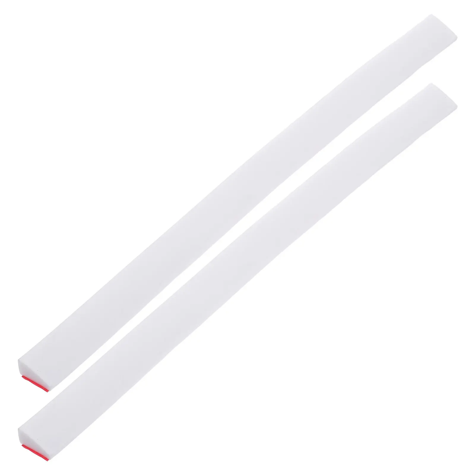 

2Pcs Silicone Water Barrier Retaining Strip 50Cm White Flexible Shower Bathroom Door Threshold Ramp Seal Waterproof Antislip